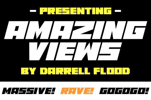 Amazing Views: A Bold and Futuristic Display Font