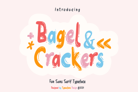 Bagel Crackers: A Playful Display Font for Engaging Designs