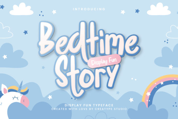 Bedtime Story: A Charming Display Font for Editorial Design