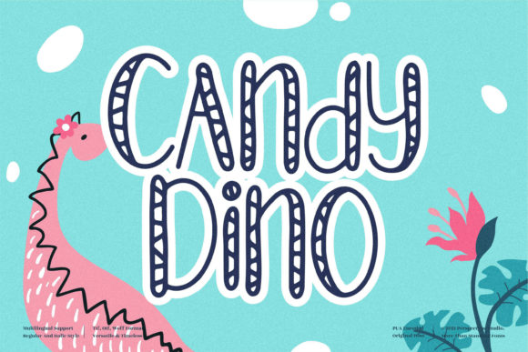 Candy Dino: A Friendly Display Font for Engaging Campaigns