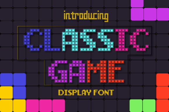 Classic Game: A Retro Font for Creative Makers
