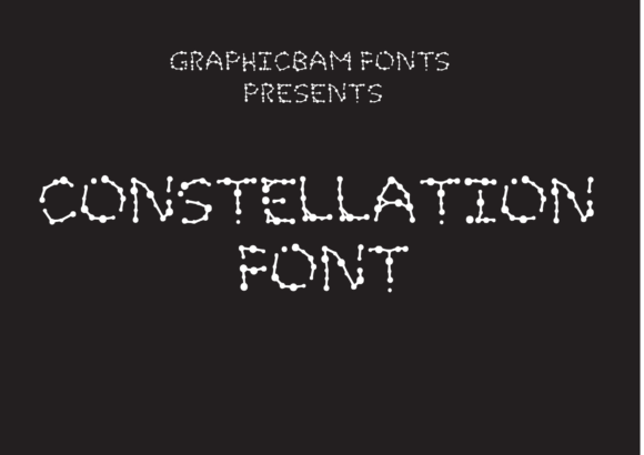 Constellation: A Fun and Playful Display Font for Crafters