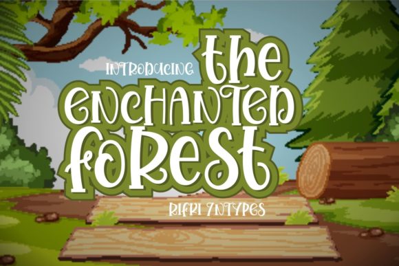 Discover The Enchanted Forest: A Quirky Display Font for Creative Projects