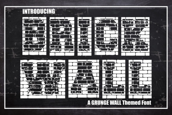 Enhance Your Brand with Brick Wall: A Bold Display Font