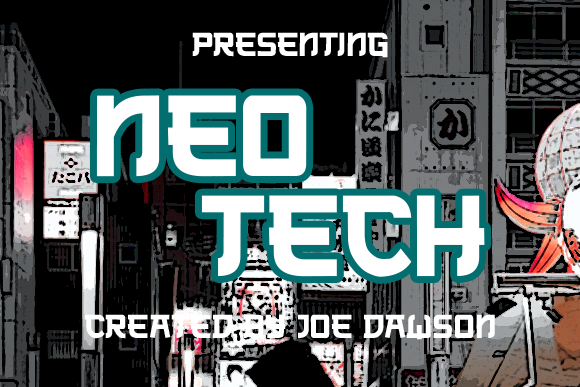 Enhance Your Brand with Neo Tech, the Modern Asian-Inspired Font