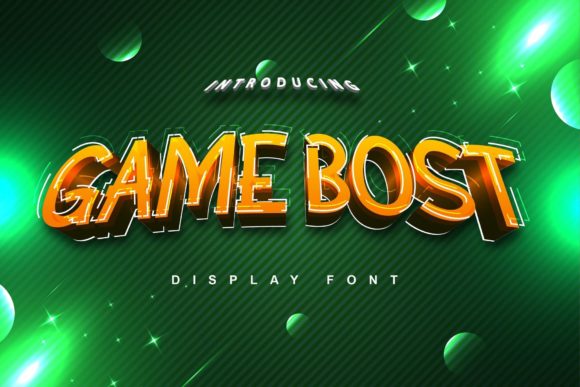 Game Bost: A Friendly and Clear Display Font for Web Design