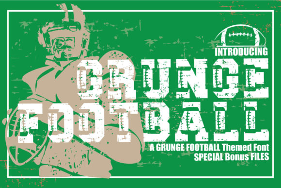 Grunge Football: A Bold Display Font for Dynamic Campaigns