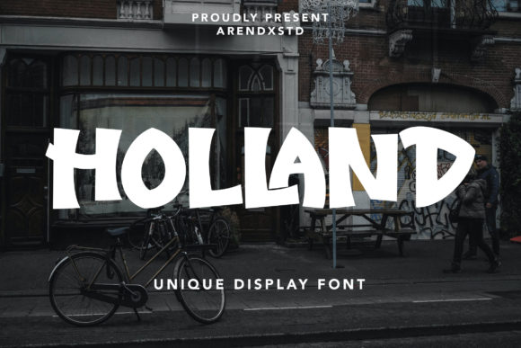 Holland: A Cool, Trendy Display Font for Creative Marketers