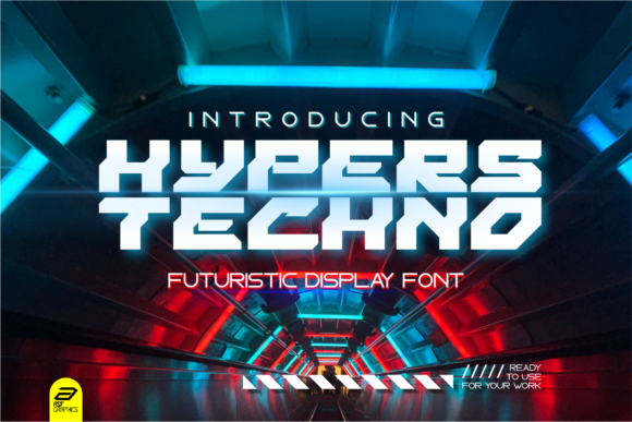 Hypers Techno: A Bold Display Font for Creative Branding