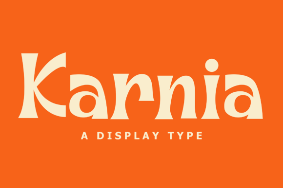 Karnia: A Bold and Trendy Font for Creative Projects