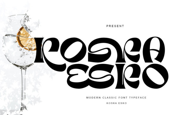 Koska Esko: A Modern, Whimsical Display Font for Marketers