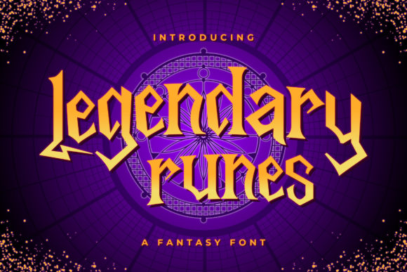 Legendary Runes: A Fantasy Display Font for Enchanting Design