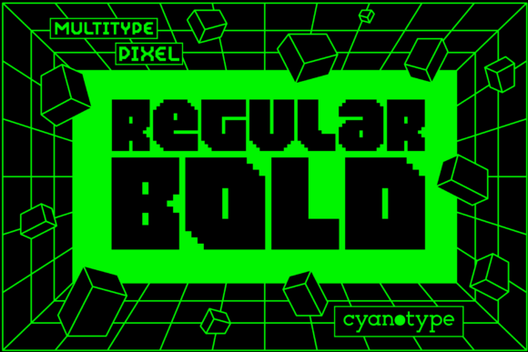 MultiType Pixel Bold: A Unique Display Font for Modern Web Design