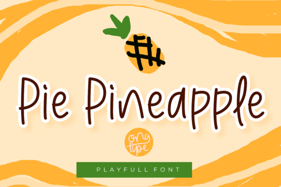 Pie Pineapple: A Charming Handwritten Font for Makers