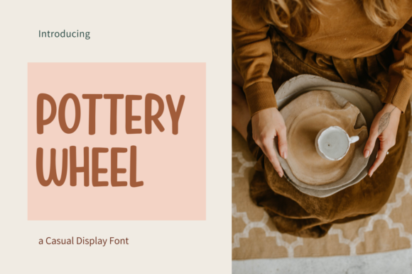 Pottery Wheel: A Unique Display Font for Creative Makers