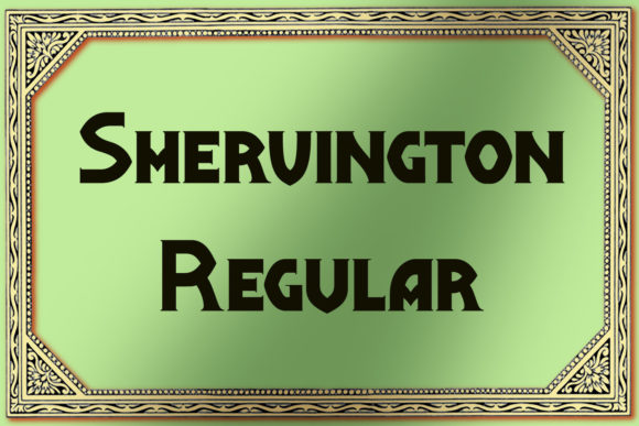 Shervington: Elevate Your Campaigns with a Stylish Display Font
