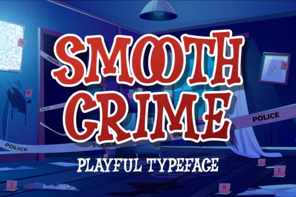Smooth Crime: The Bold and Quirky Display Font for Creative Marketers