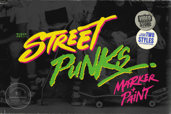 Street Punks: A Futuristic Graffiti-Styled Display Font