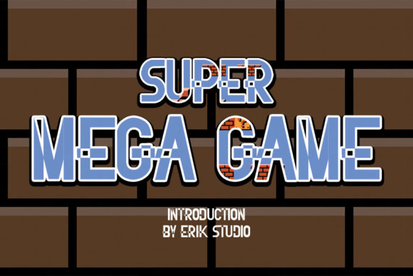 Super Mega Game: A Bold and Modern Display Font