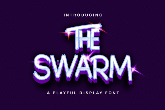 The Swarm: A Playful and Unique Display Font for Web Design