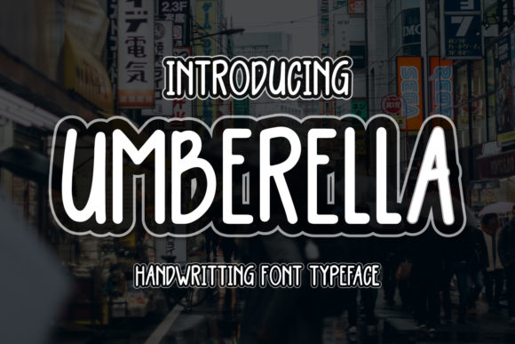 Umberella: A Playful Font for Engaging Brand Visuals